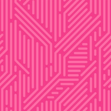 Çizgili kesintisiz geometrik desen - dijital tasarım. Parlak vektör arka plan 