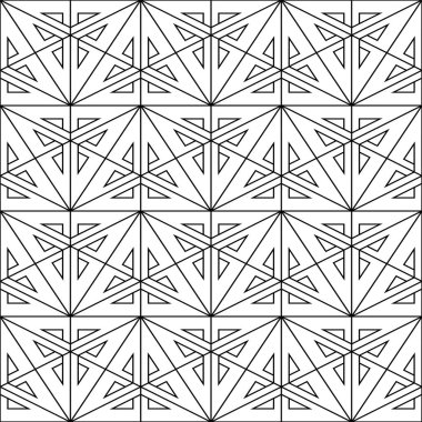 Vektör kesintisiz geometrik desen - yaratıcı tasarım. Şık arka plan