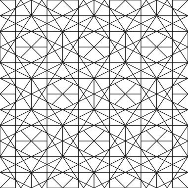 Vektör Dikişsiz süs desen - geometrik tasarım. Modern arka plan. Kılavuz yaratıcı doku