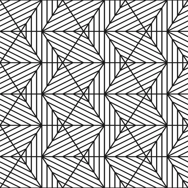 Padrão listrado sem costura vetorial textura geométrica criativa. Grade fundo monocromático — Vetor de Stock