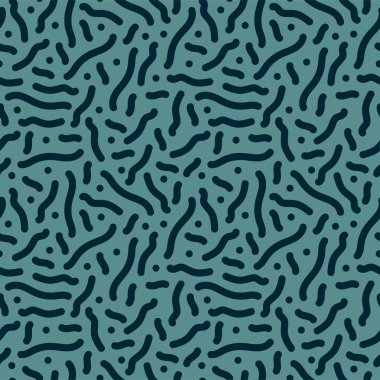 Vektör dikişsiz trendy desen - memphis tarzı, moda 80s - 90s. Vintage çizgili arka plan