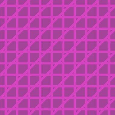 Vektör dikişsiz geometrik desen - basit tasarım. Dekoratif kafes dokusu, parlak renk arka plan