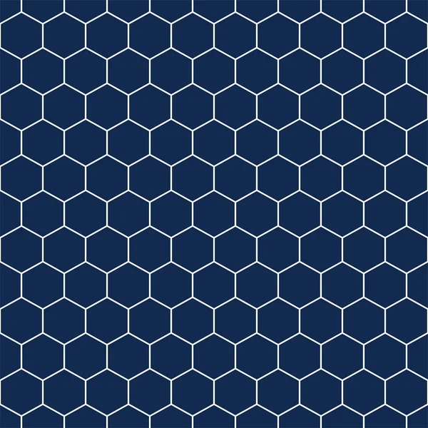 Patrón geométrico sin costura vectorial - diseño simple, textura decorativa del hexágono — Archivo Imágenes Vectoriales