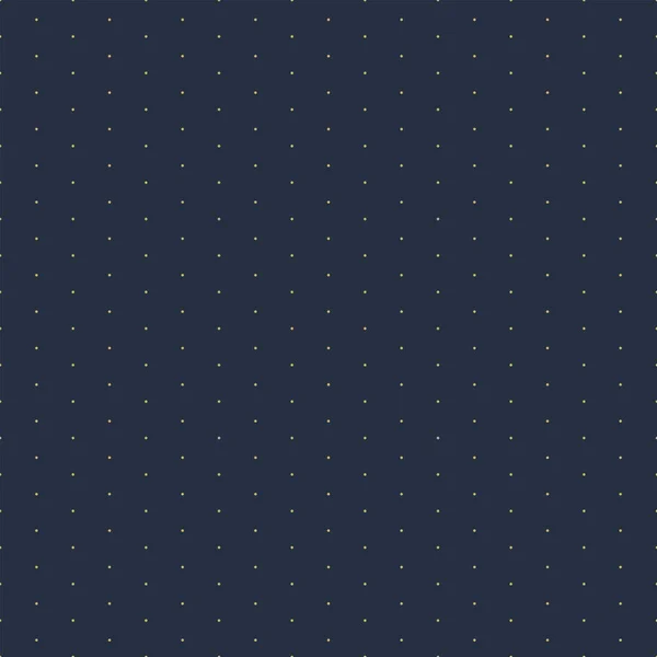 Motif vectoriel géométrique pointillé sans couture - petite texture polka. Fond bleu élégant — Image vectorielle