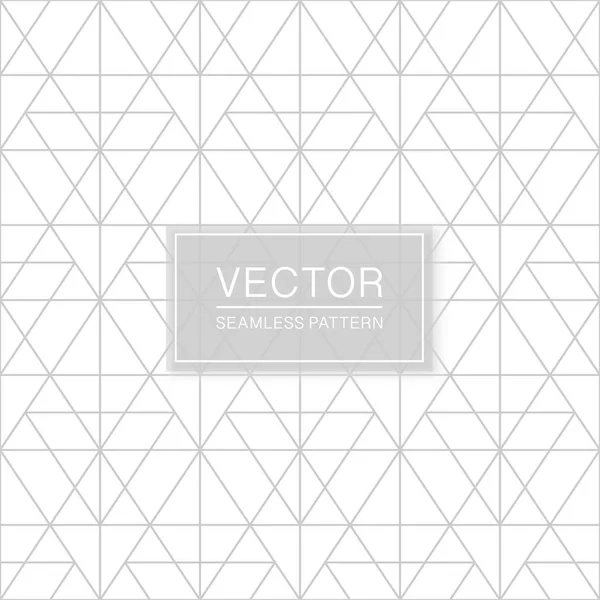 Abstract naadloze geometrische patroon-creatieve driehoek wit en grijs textuur. Decoratieve monochroom achtergrond — Stockvector
