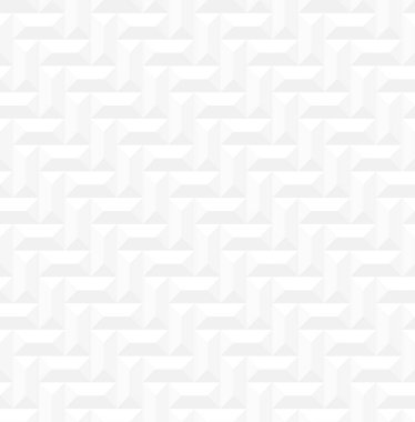 Vektör Dikişsiz dekoratif doku. Geometrik şekiller ile beyaz tekrarlanabilir arka plan-3D sonsuz desen
