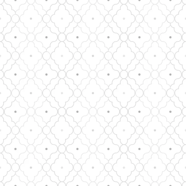 Creative seamless ornamental geometric pattern. Grid repeatable vintage background - grey elegant minimalistic design. — Stock Vector