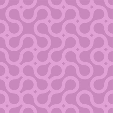 Yaratıcı şekiller ile modern dikişsiz geometrik desen. Sonsuz mor arka plan. Parlak şık doku