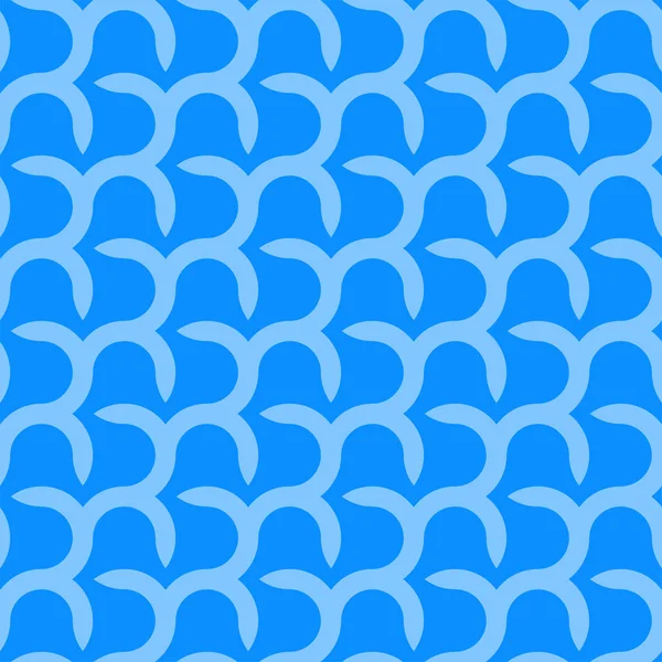Elegante patrón geométrico sin costuras. Diseño gráfico brillante - fondo azul infinito abstracto — Vector de stock