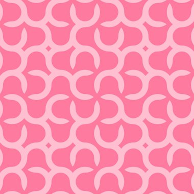 Parlak ve kusursuz geometrik desen. Basit grafik tasarım - soyut sonsuz pembe arka plan