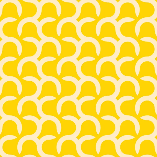 ベクトルシームレスなスタイリッシュなパターン - 黄色のミニマルなデザイン。明るい幾何学的背景 — ストックベクタ