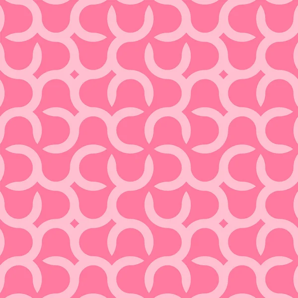 Ljust, sömlöst geometriskt mönster. Enkel grafisk design-abstrakt ändlös rosa bakgrund — Stock vektor