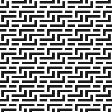 Vector seamless geometric pattern. Modern techno striped texture. Repeating abstract digital background. clipart svg vector 