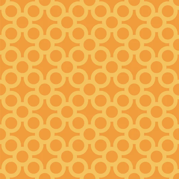 Modèle géométrique sans couture coloré. Texture symétrique lumineuse - fond orange vectoriel minimaliste — Image vectorielle