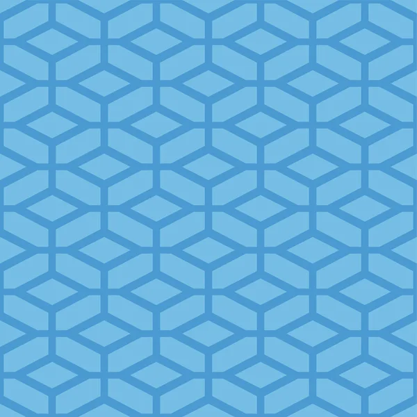 Wektorowy bezszwowy geometryczny wzór. Jasna siatka prosta tekstura. Powtarzające się abstrakcyjne niebieskie tło o kreatywnych kształtach — Wektor stockowy