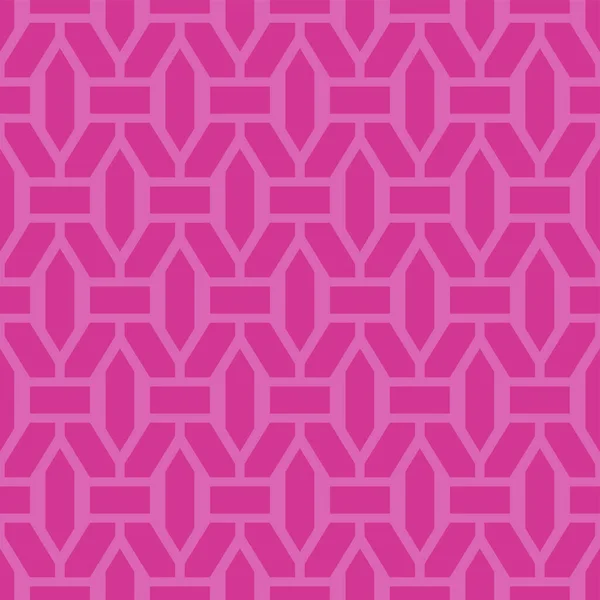 Vektorfärgglada sömlösa geometriska mönster. Ljusa symmetriska konsistens. Upprepa abstrakt rosa bakgrund med kreativa former — Stock vektor
