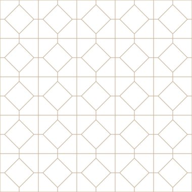 Vektörsüz geometrik süslemeli minimalist desen. Beyaz doğulu lüks bir geçmişi var. Izgara simetrik tasarımı