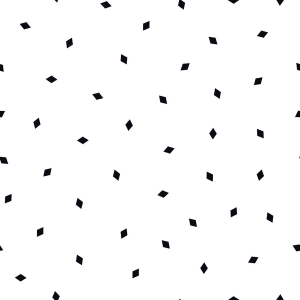Raute einfaches, nahtloses Muster. Weißer, minimalistischer Hintergrund — Stockvektor