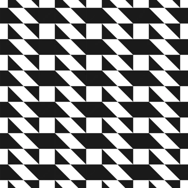 Vektor kreativa sömlösa geometriska mönster. Textilrandig svart och vit textur. Abstrakt monokrom tyg bakgrund — Stock vektor