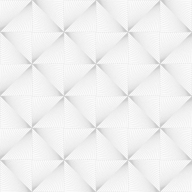 Vektörsüz yaratıcı desen - çizgili geometrik şekiller. Beyaz ve gri dokular. Soyut minimalist tekrarlanabilir arkaplan