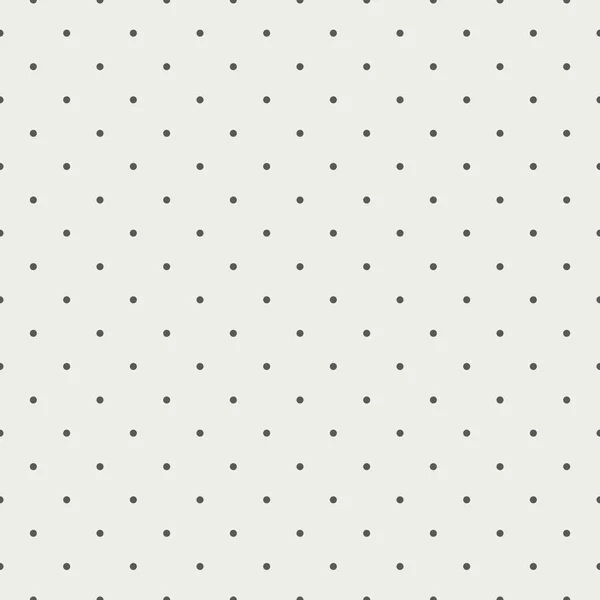 Fond pointillé répétable simple. Pois motif délicat sans couture. Design vintage minimaliste — Image vectorielle