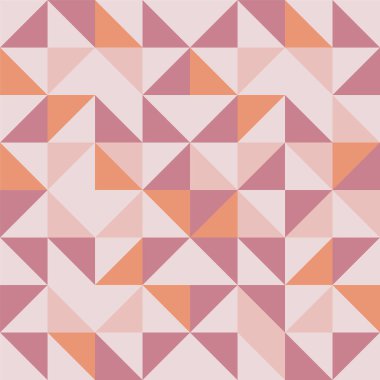 Renkli vektör geometrik dikişsiz desen - moda çokgen dokusu. Çağdaş trend tekrarlanabilir arkaplan