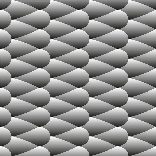 Grau Farbverlauf dekorative geometrische Textur - nahtloser abstrakter Hintergrund — Stockvektor