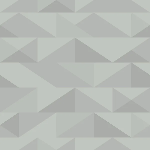 Grå sömlös geometrisk konsistens. Kakel repeterbar dekorativ bakgrund. Mosaikdesign - polygonformer — Stock vektor