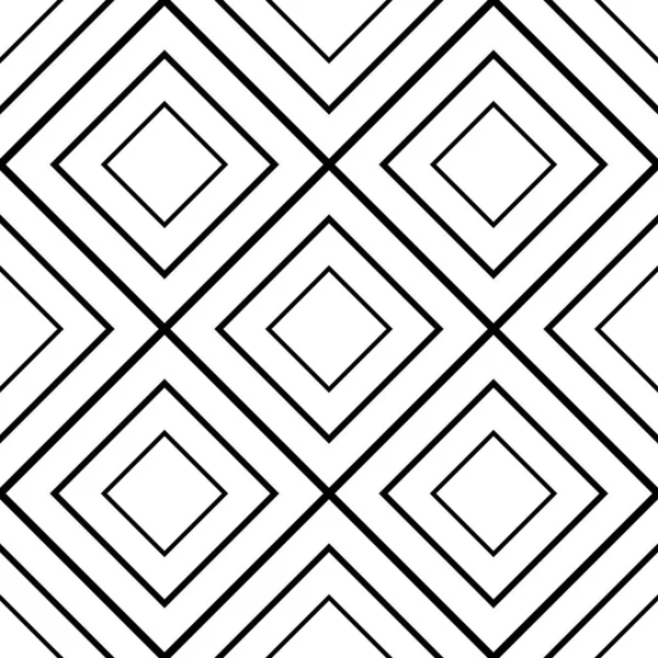 벡터가 없는 기하학적 패턴이죠. 모노크롬 선형 반복 가능 배경. 단순 한 흑백 배선 구조 - 끝없는 설계 — 스톡 벡터