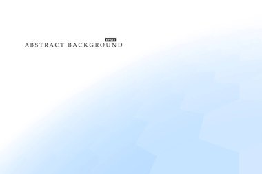 Soyut bulanık sonsuz temiz fütüristik arkaplan. Dijital bilim ve teknoloji konsepti. Mavi geometrik altıgen şekilli pürüzsüz bir yüzey. İş tasarımı ve fikirleri için modern vektör şablonu.