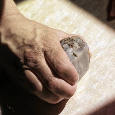 İpek Wood kağıdı el ile üretim