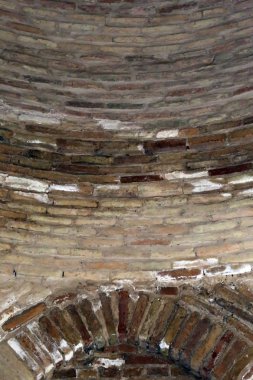 Eski duvar. Antik bir binada parçası