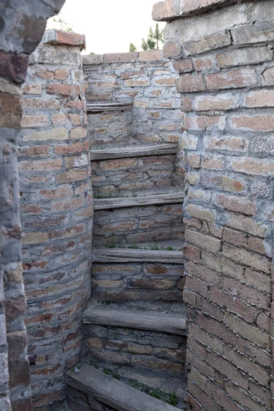 Vieille Maçonnerie Fragment Ancien Bâtiment — Photo