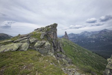 Mount Ergaki - Batı Sayans bir yaz gününde