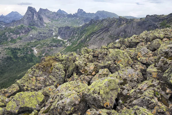 Mount Ergaki Zachodniej Sayans Letni Dzień — Zdjęcie stockowe