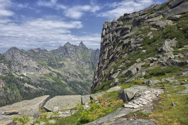 Mount Ergaki Zachodniej Sayans Letni Dzień — Zdjęcie stockowe