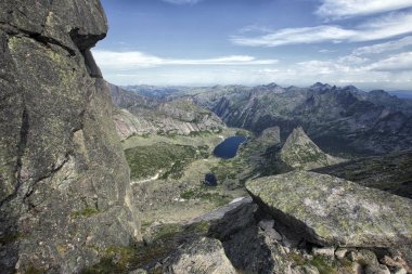 Mount Ergaki - Batı Sayans bir yaz gününde