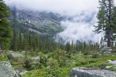 Mount Ergaki - Batı Sayans bir yaz gününde