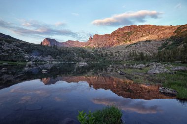 Mount Ergaki - Batı Sayans bir yaz gününde