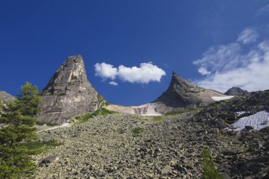 Mount Ergaki - Batı Sayans bir yaz gününde