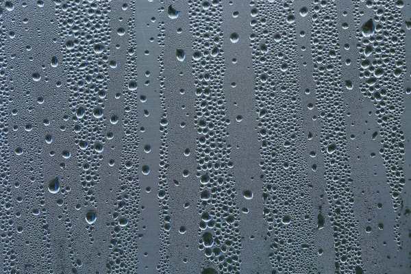 Macro Textuur Water Druppels Het Glas Tuin — Stockfoto
