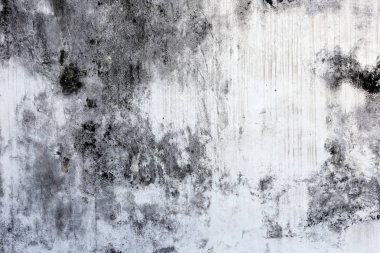 Eski beyaz-gri duvarın kalıplı makro doku parçası 