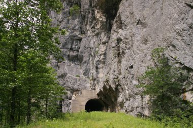 Abhazya dağlarında yaz manzarası