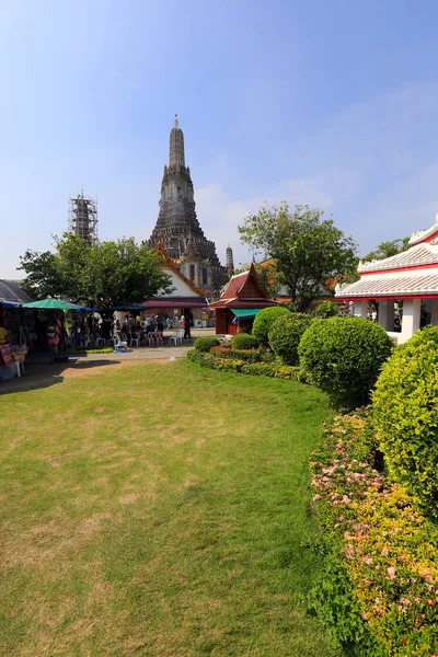 Bangkok Thailand 2014 Wat Arun Temple Dawn Temple 떠오르는 태양의 — 스톡 사진