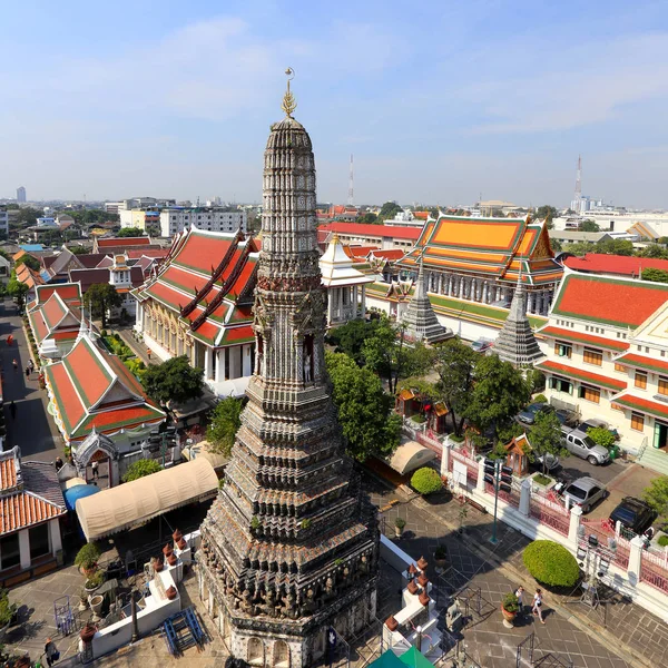 Bangkok Thailand 2014 Wat Arun Temple Dawn Temple 떠오르는 태양의 — 스톡 사진