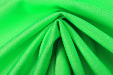 kıvrımların makro dokusu kumaş yeşil şifon stüdyosu