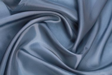 şifon kumaş gri renk stüdyosunun makro dokusu 