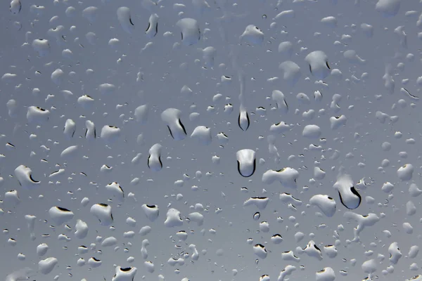 Μακροεντολή Υφή Του Σταγόνες Βροχής Ποτήρι Του Την Άνοιξη Του — Φωτογραφία Αρχείου