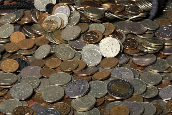 Russian Coins Taken Studio Artificial Light — Stock Photo, Image