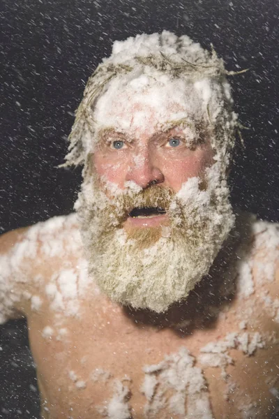 Extreme Verhärtung im Schnee — Stockfoto